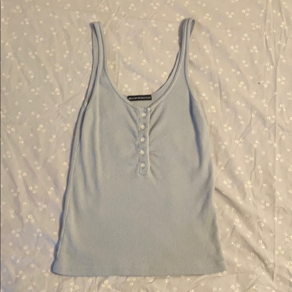 brandy Melville button down tank